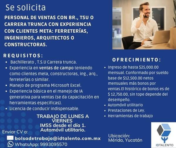 Ejecutivo de Ventas Especializadas