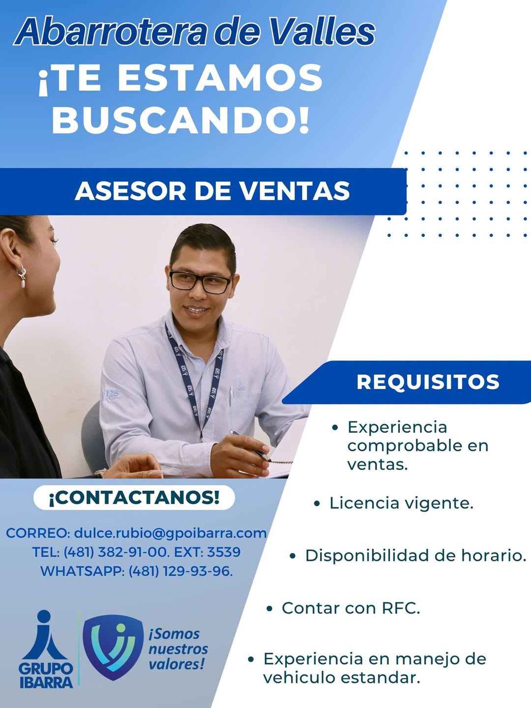 Asesor de Ventas
