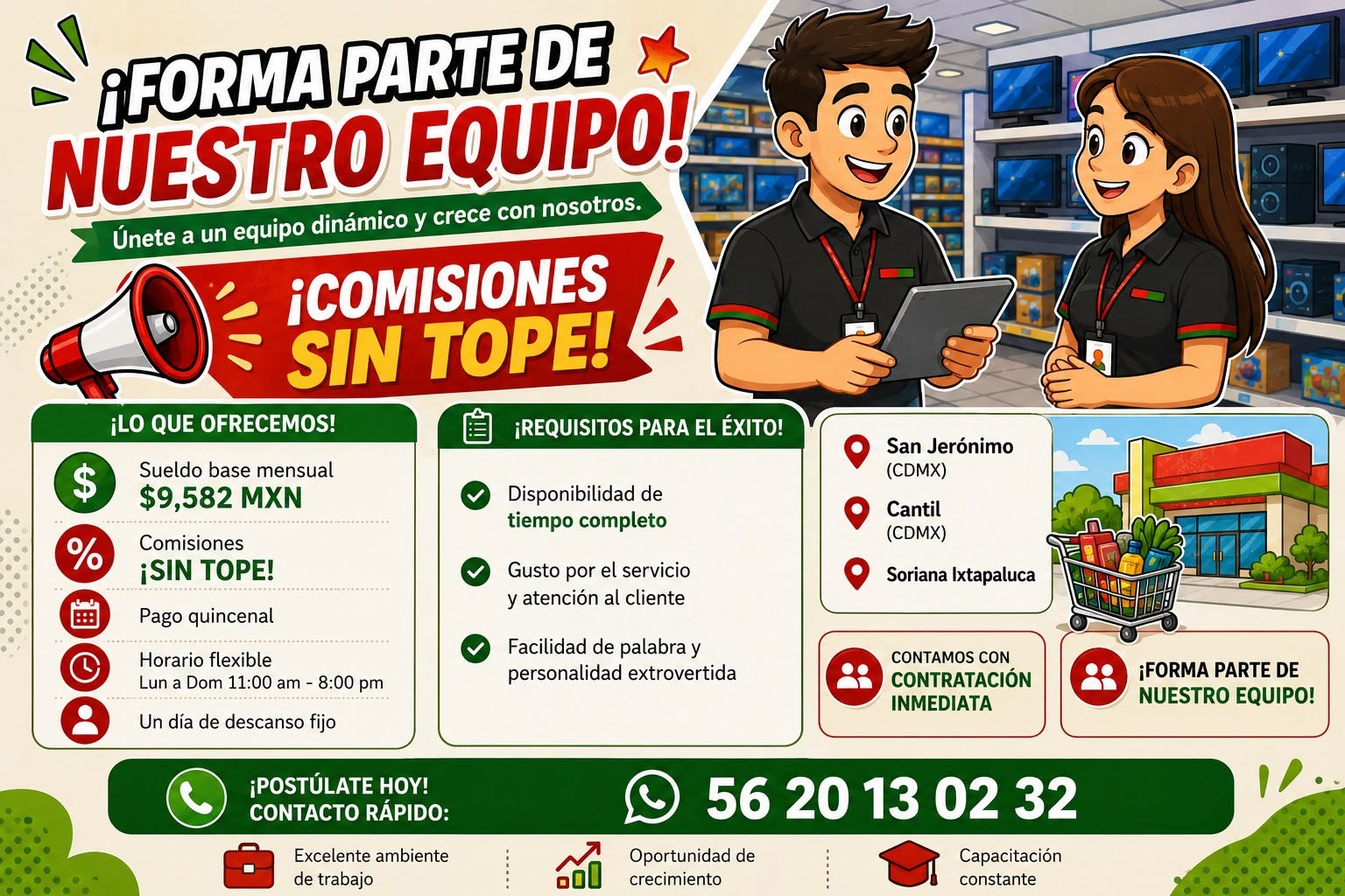 Vacante disponible