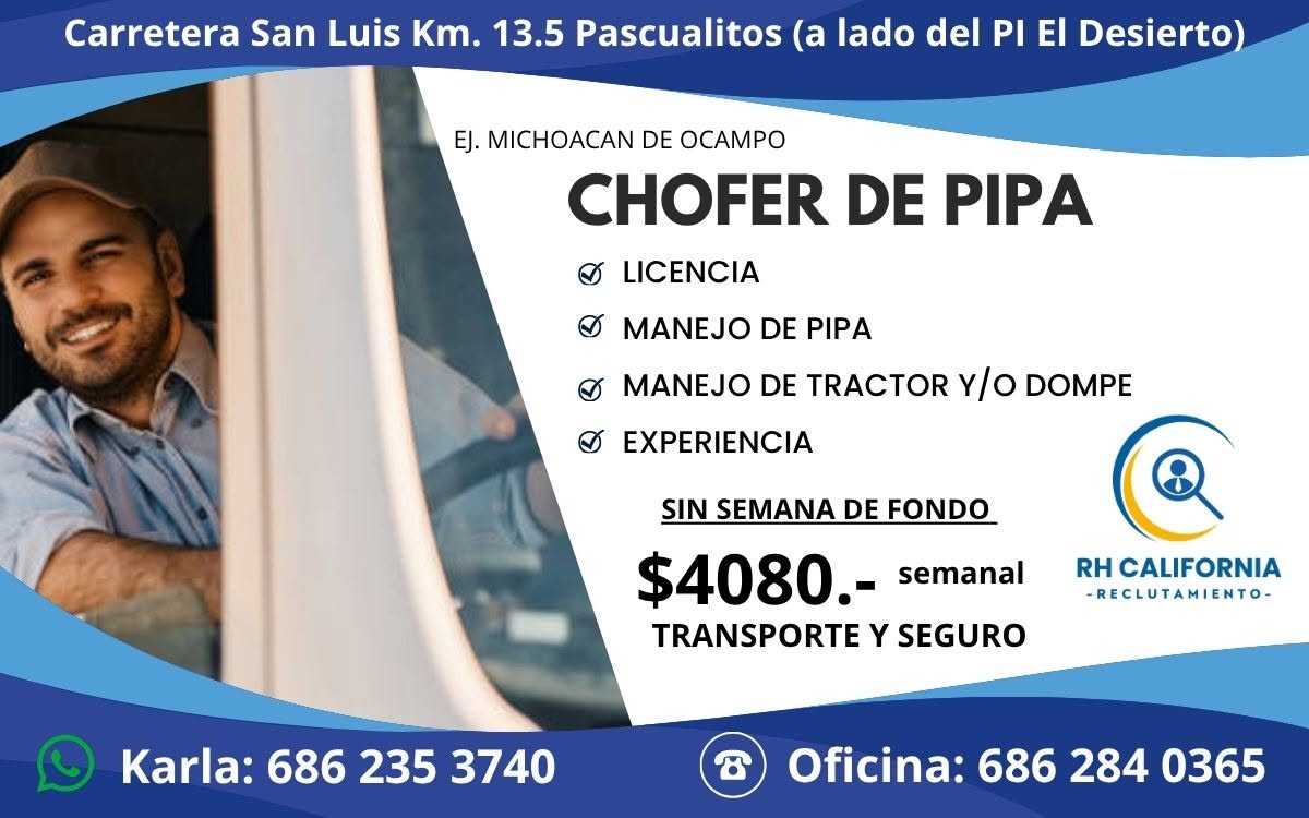 Chofer de Pipa