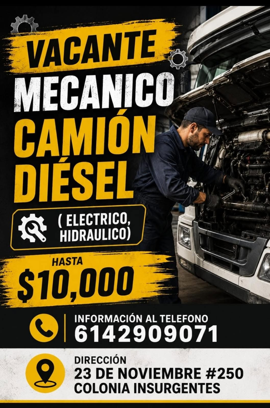 Mecánico Camión Diésel