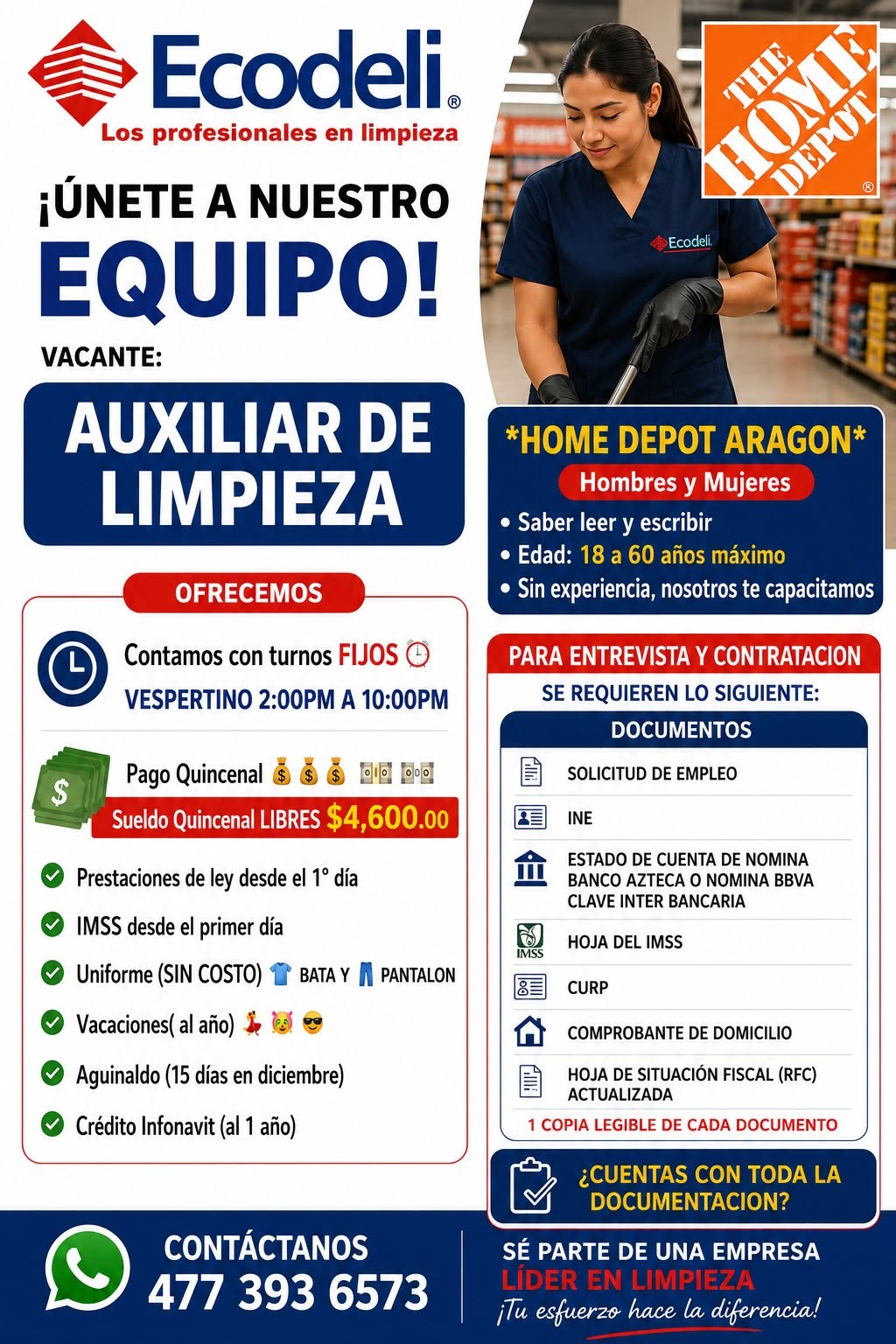 Auxiliar de Limpieza
