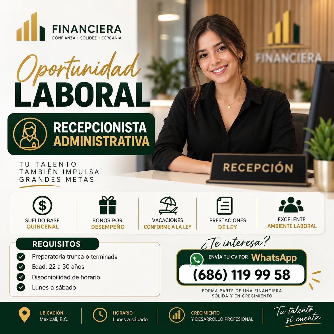 Recepcionista Administrativa