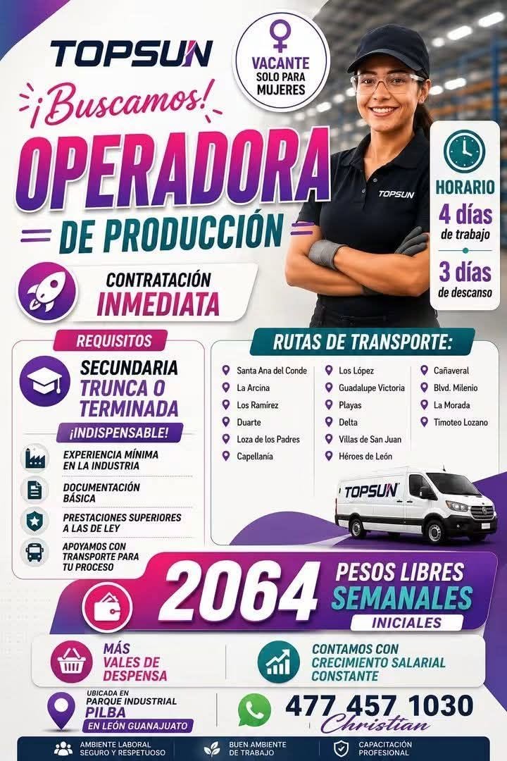 Operadora de Producción