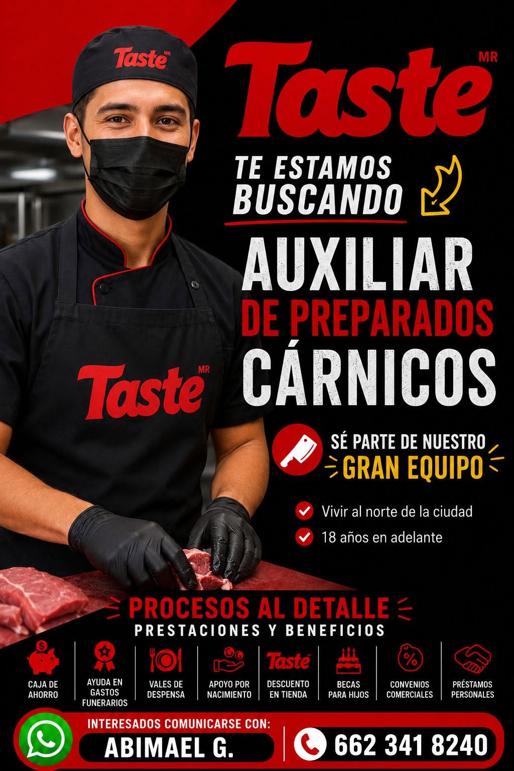 Auxiliar de Preparados Cárnicos