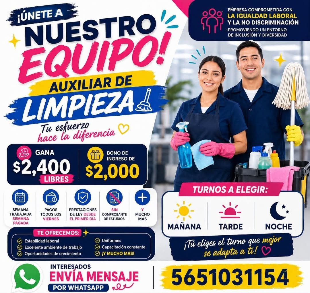 Auxiliar de Limpieza