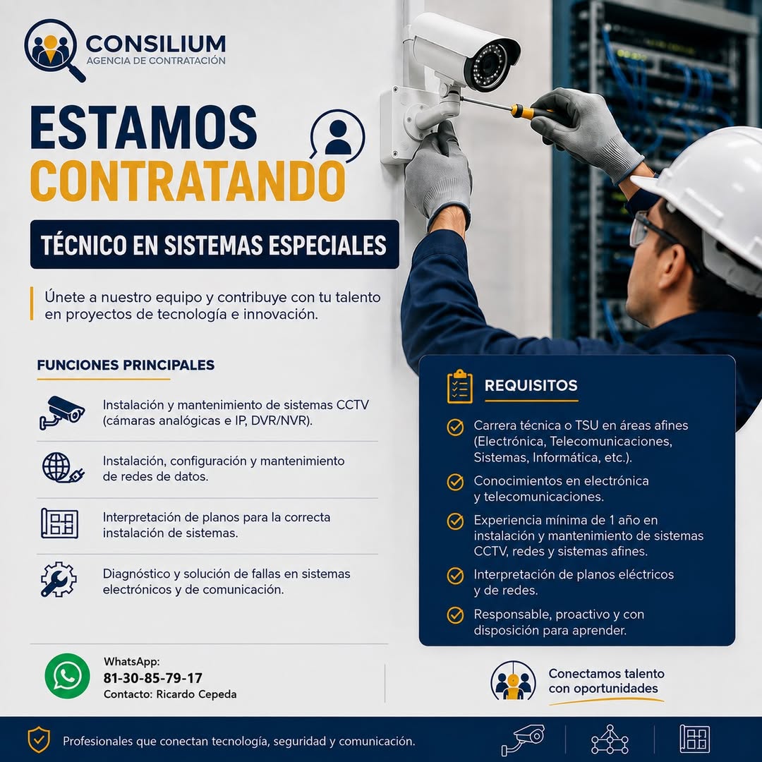 Técnico en Sistemas Especiales
