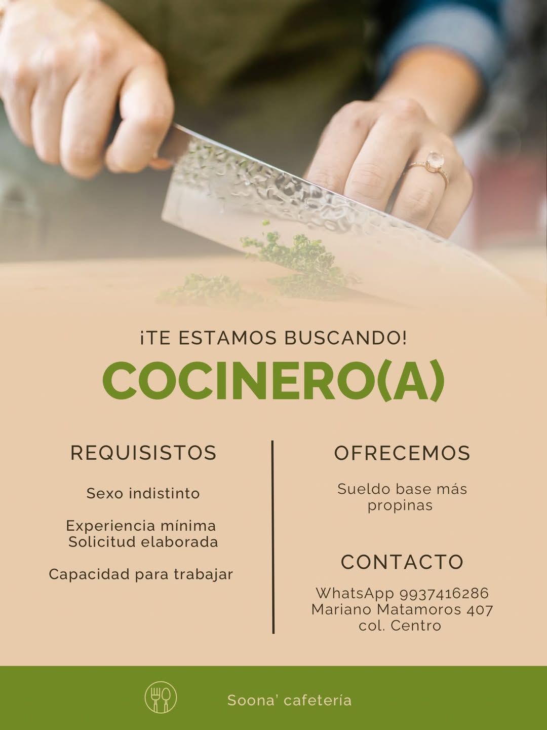Cocinero(a)
