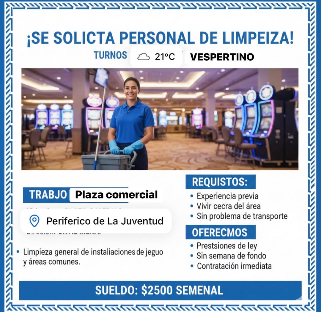 Personal de Limpieza