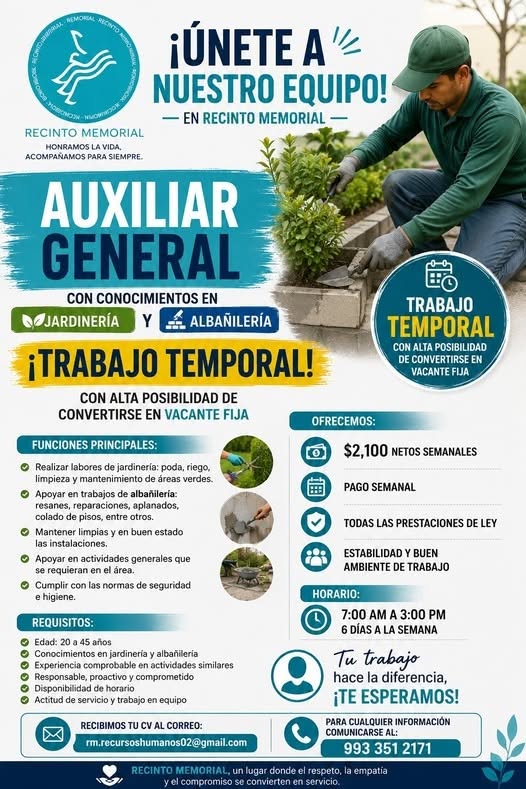Vacante disponible