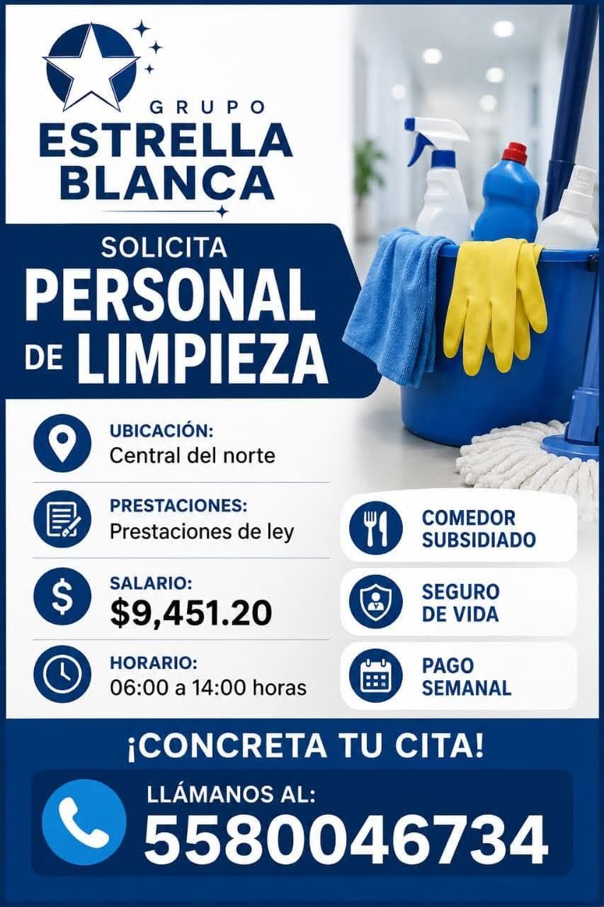 Personal de Limpieza