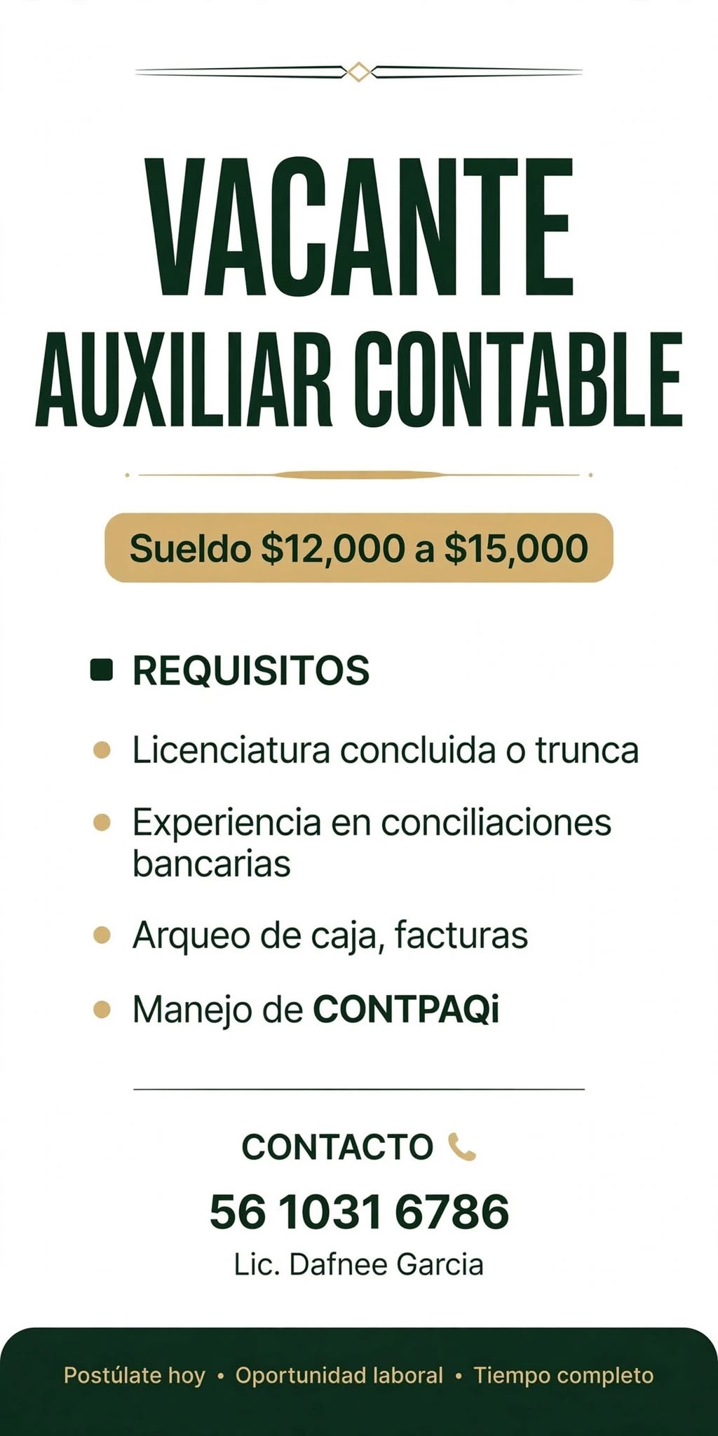 Auxiliar Contable