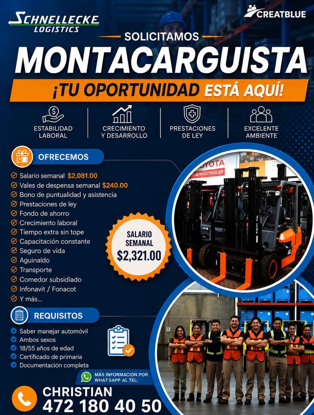 Operador de Montacargas
