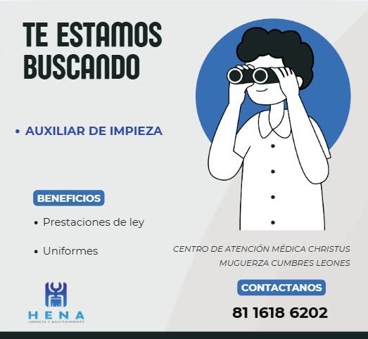 Auxiliar de limpieza