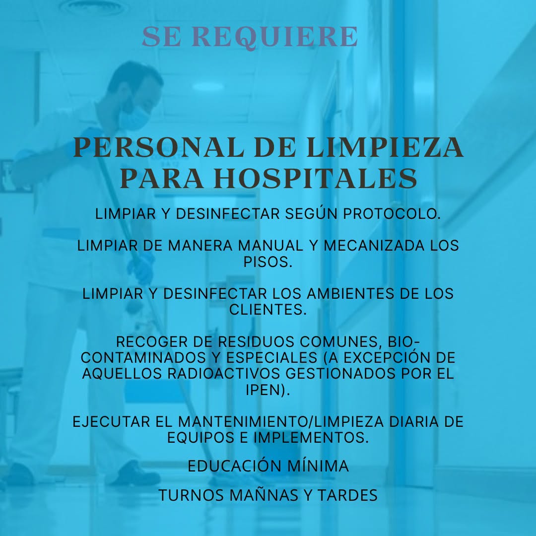 Personal de Limpieza