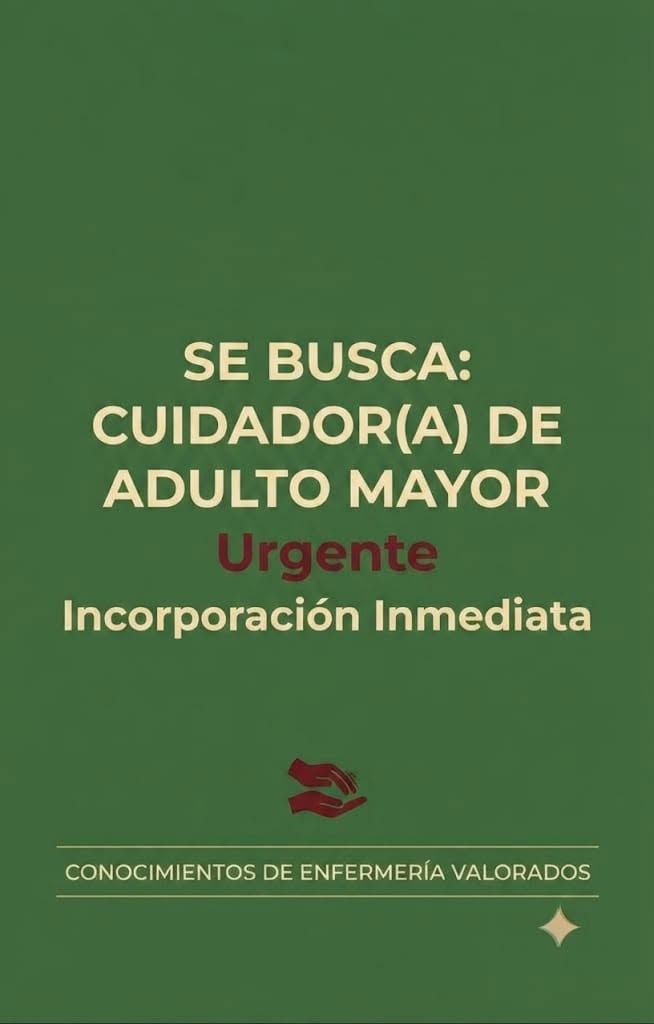 Cuidador de Adulto Mayor