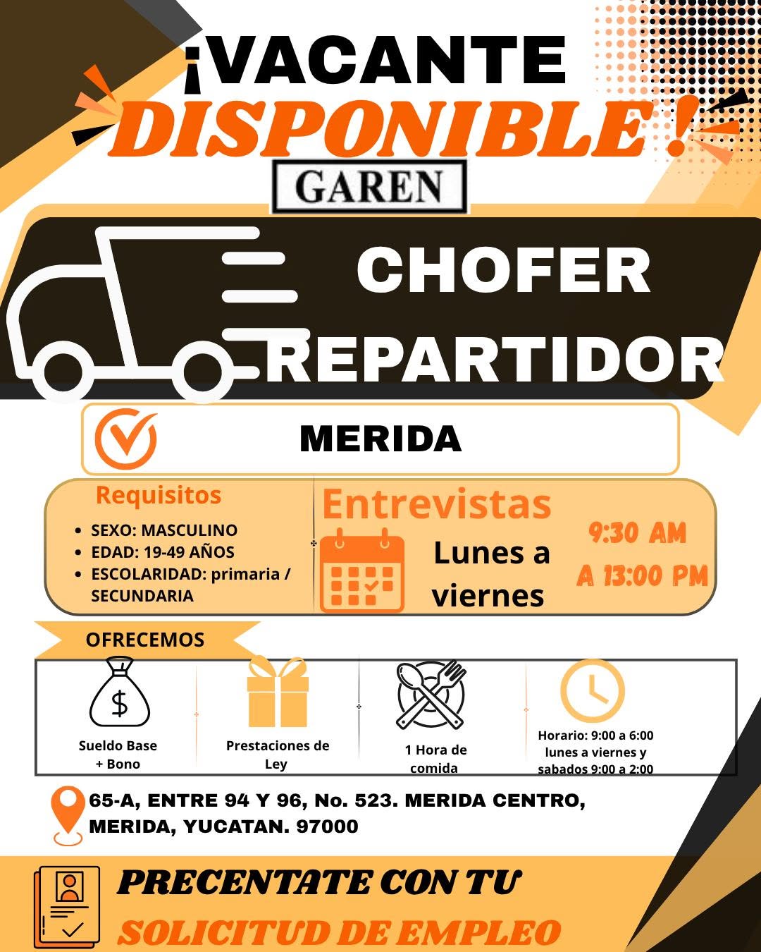 Chofer Repartidor