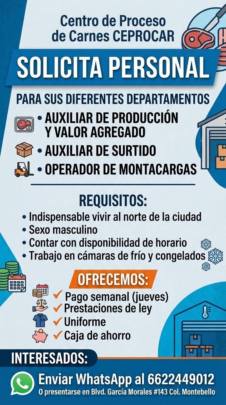 Auxiliar de Producción y Valor Agregado