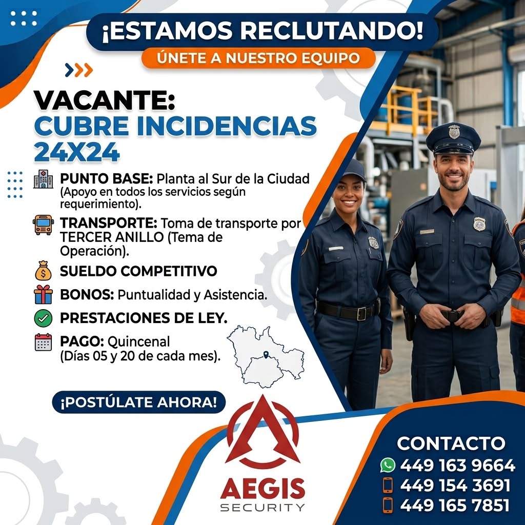 Guardia Cubre Incidencias 24x24