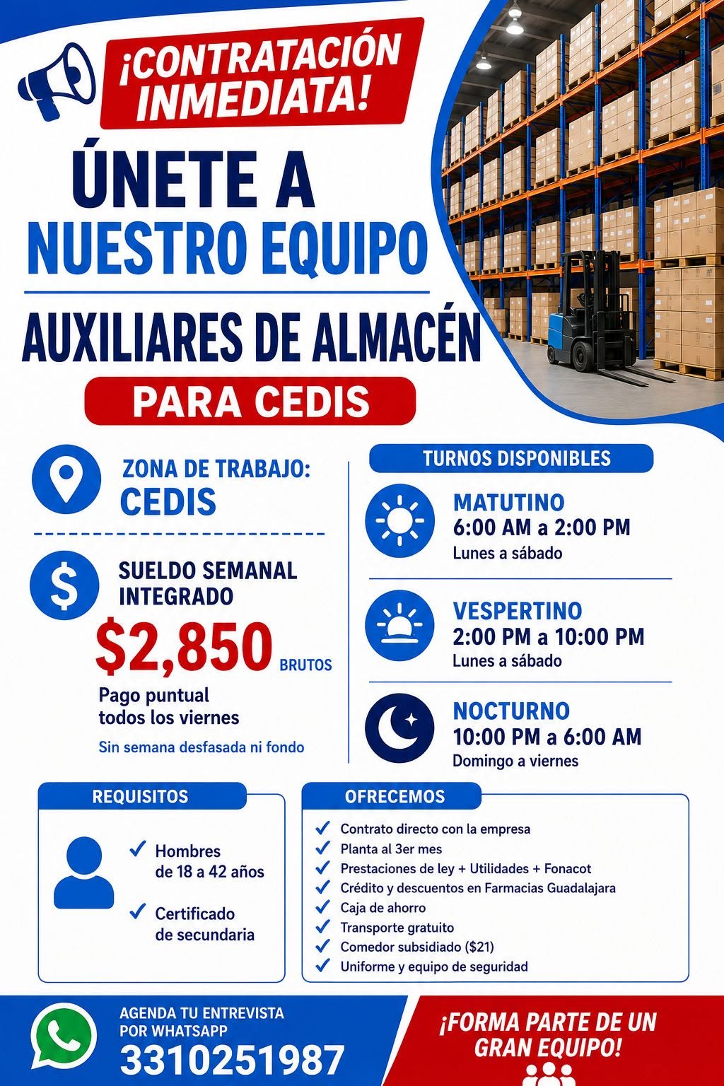 Auxiliar de Almacén