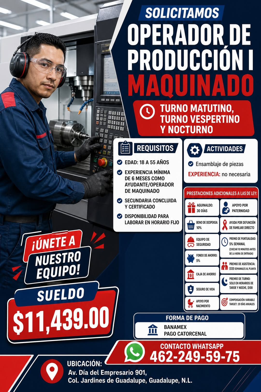 Vacante disponible