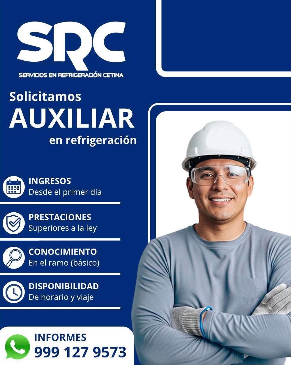 Auxiliar en Refrigeración