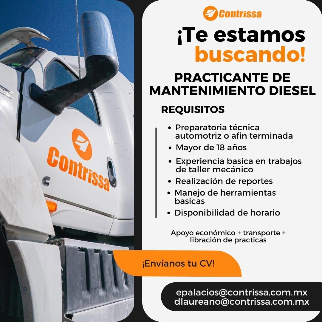 Practicante de Mantenimiento Diésel
