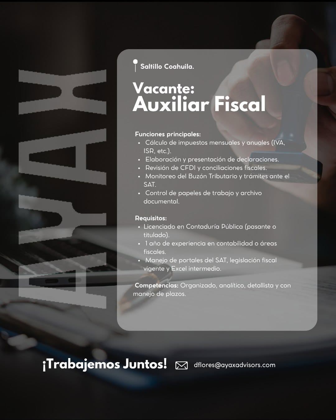Auxiliar Fiscal