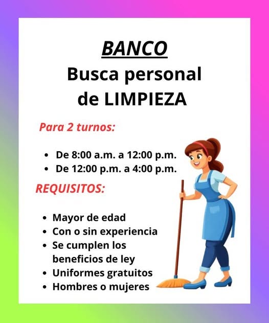 Personal de Limpieza