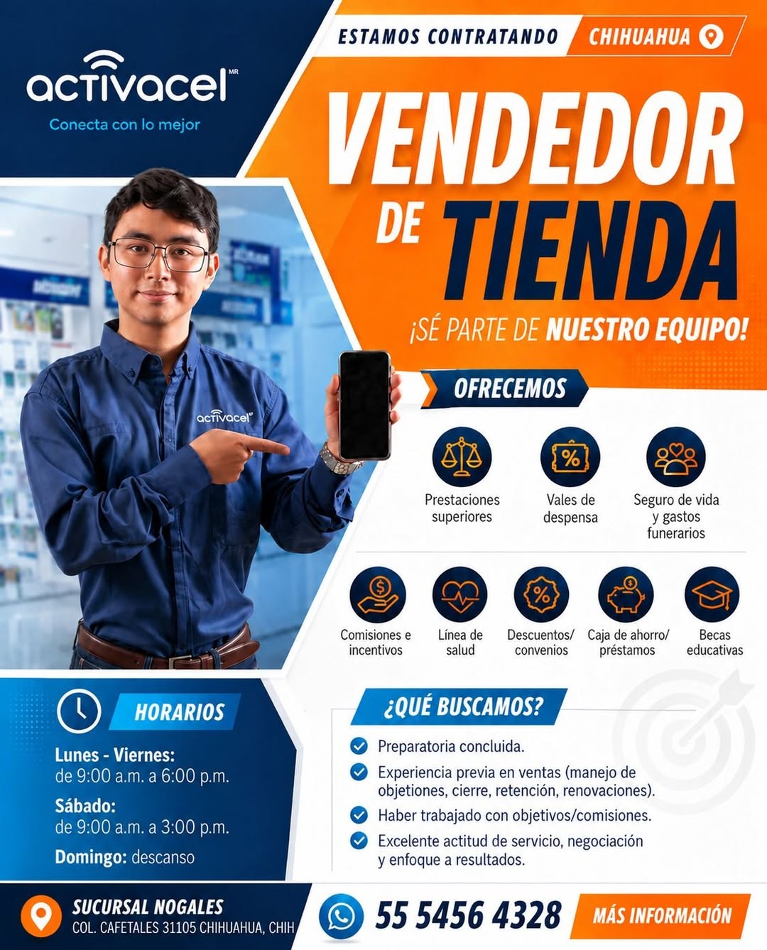 Vendedor de tienda