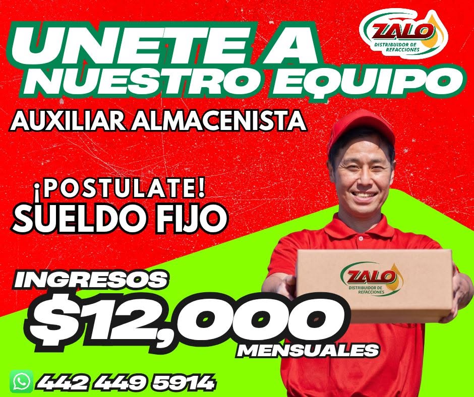 Auxiliar de Almacén