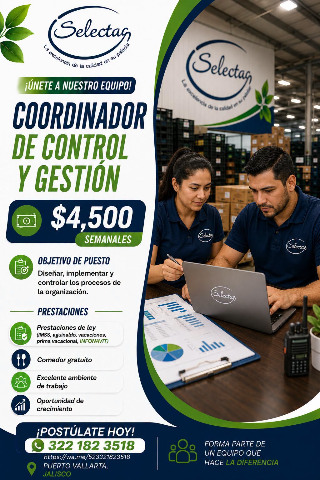 Coordinador de Control y Gestión