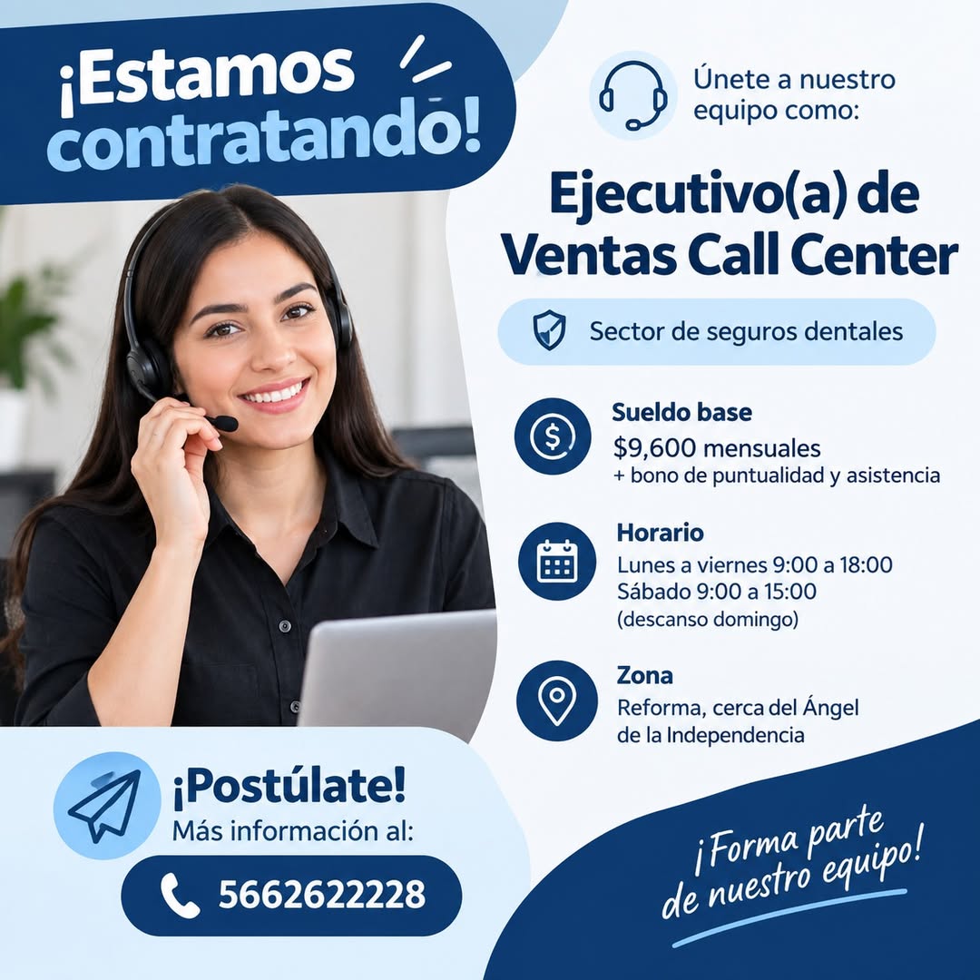 Ejecutivo(a) de Ventas Call Center
