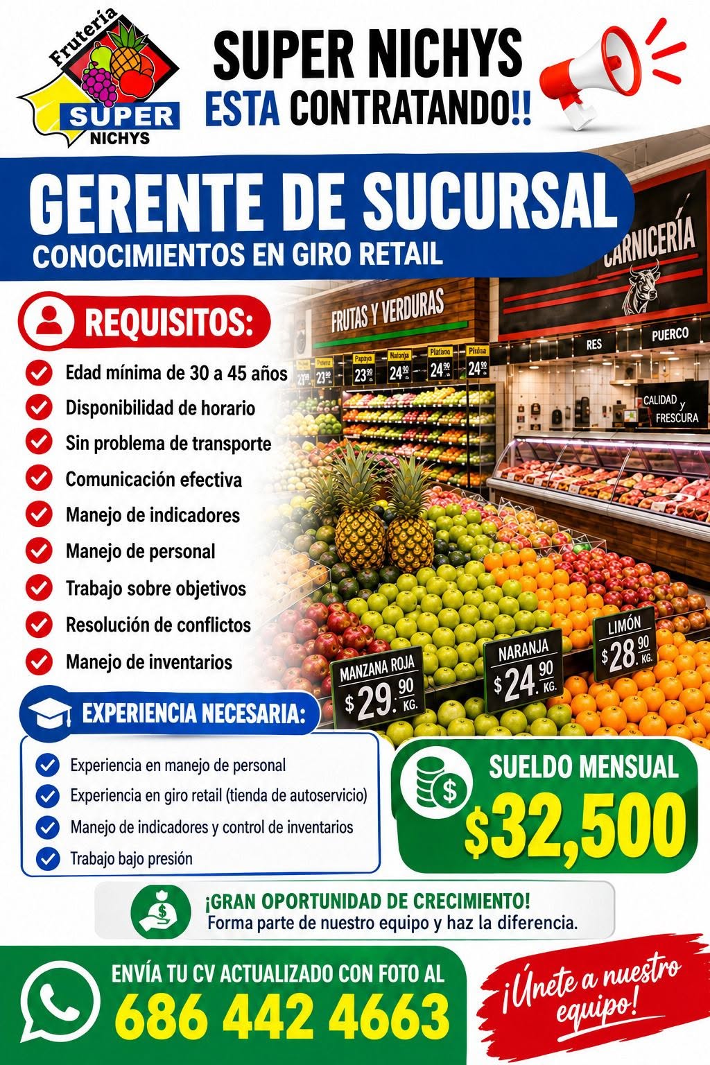 Gerente de Sucursal