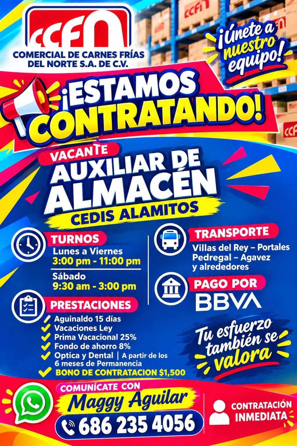 Auxiliar de Almacén