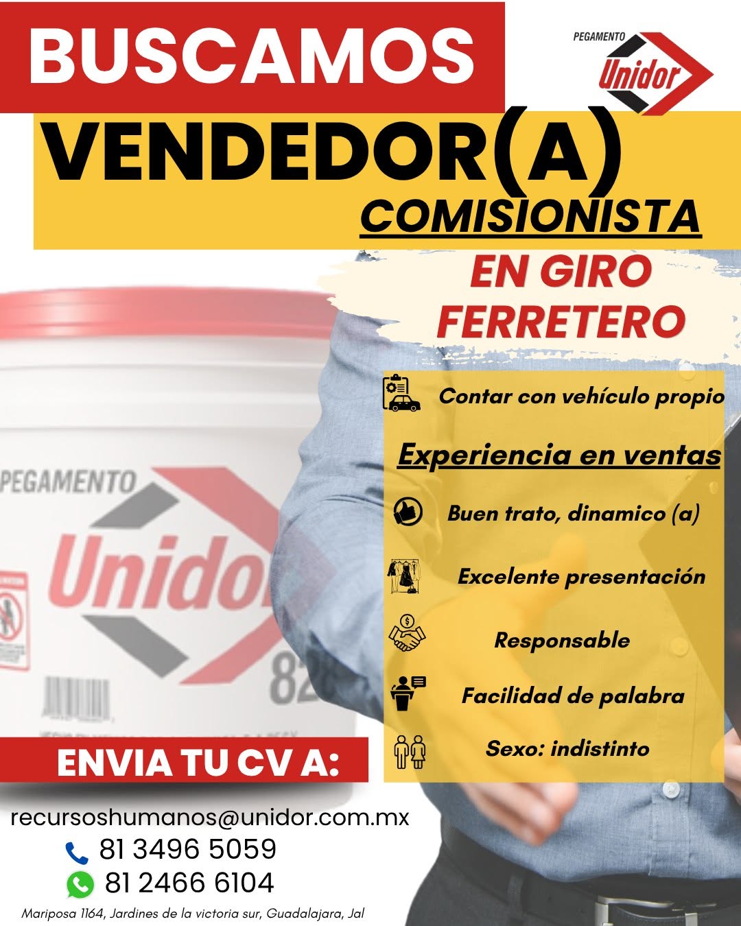 Vendedor(a) Comisionista
