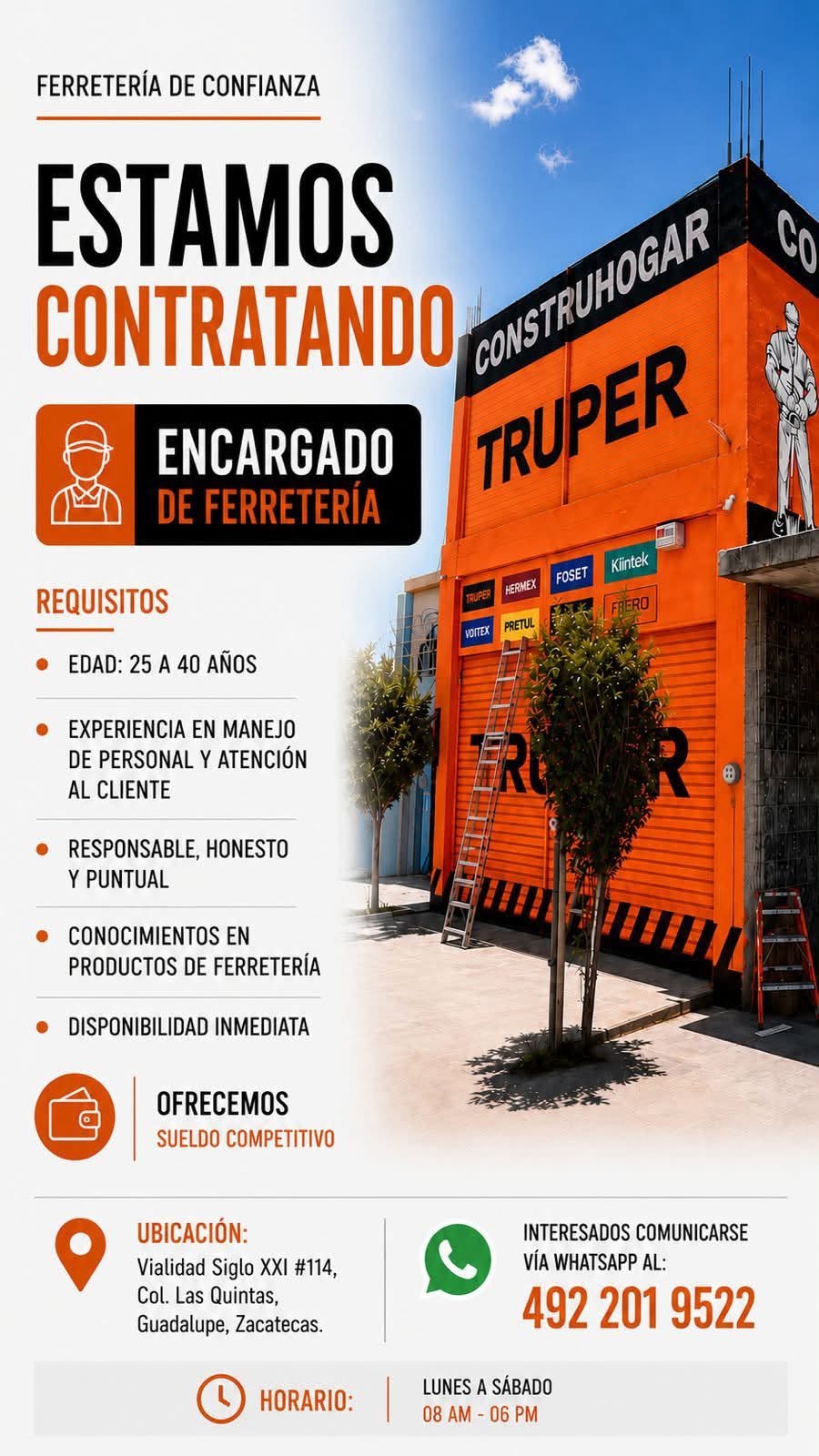 Encargado de Ferretería