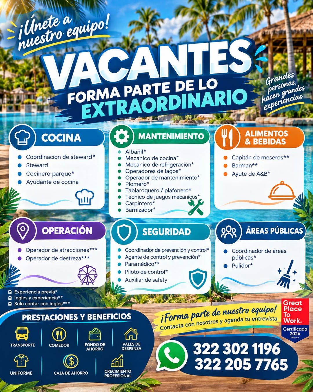 Vacante disponible