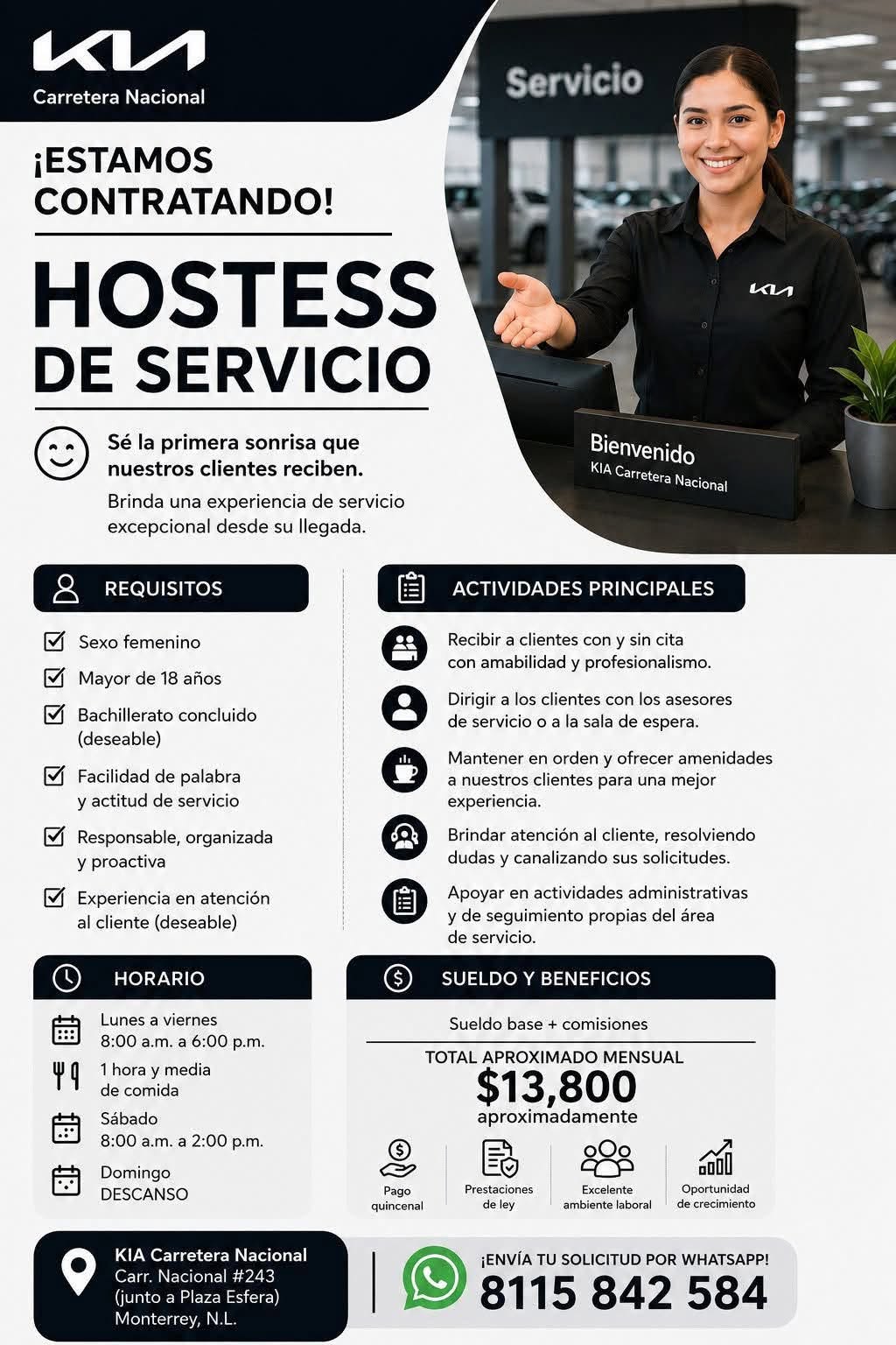 Hostess de Servicio