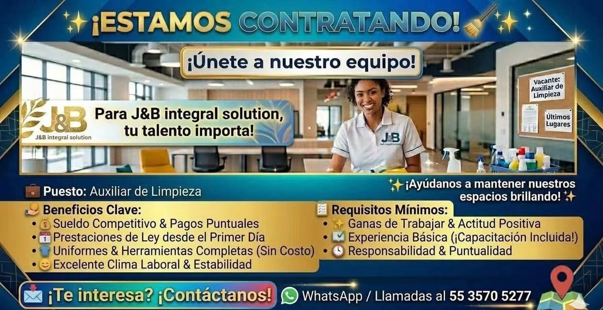 Auxiliar de Limpieza