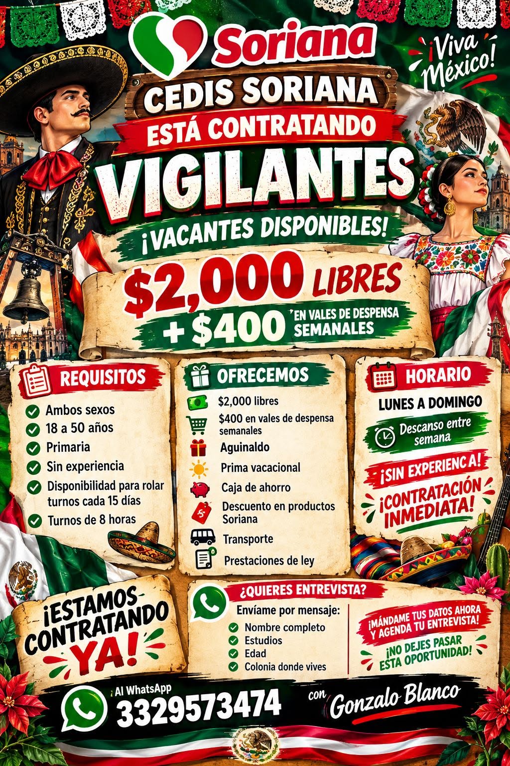 Vacante disponible