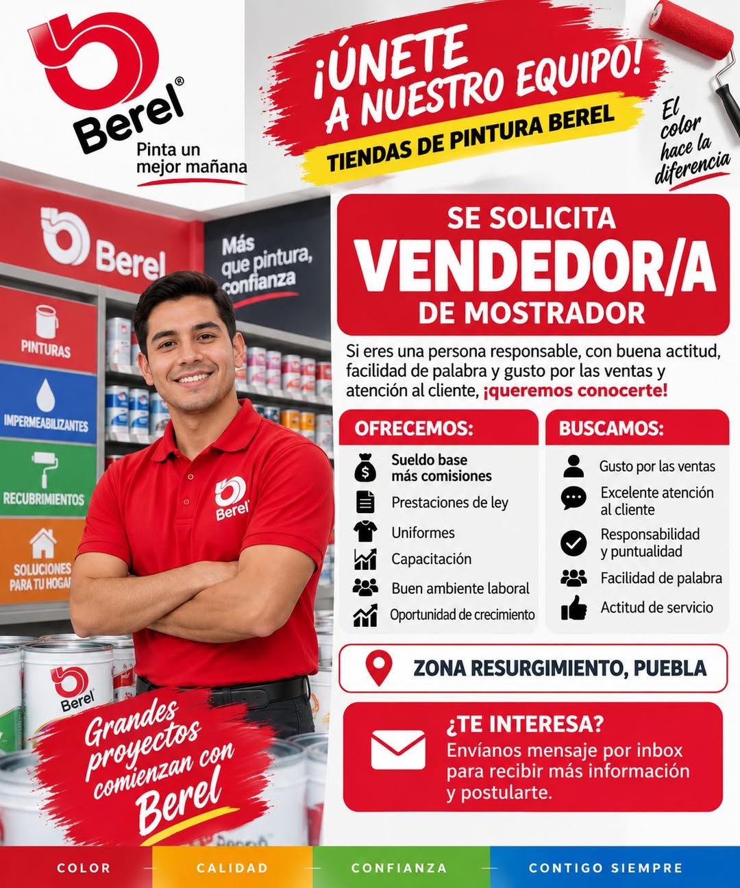Vendedora de Mostrador