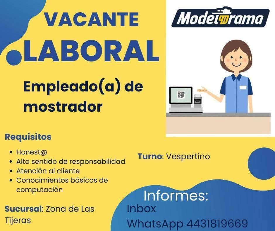 Empleado(a) de mostrador