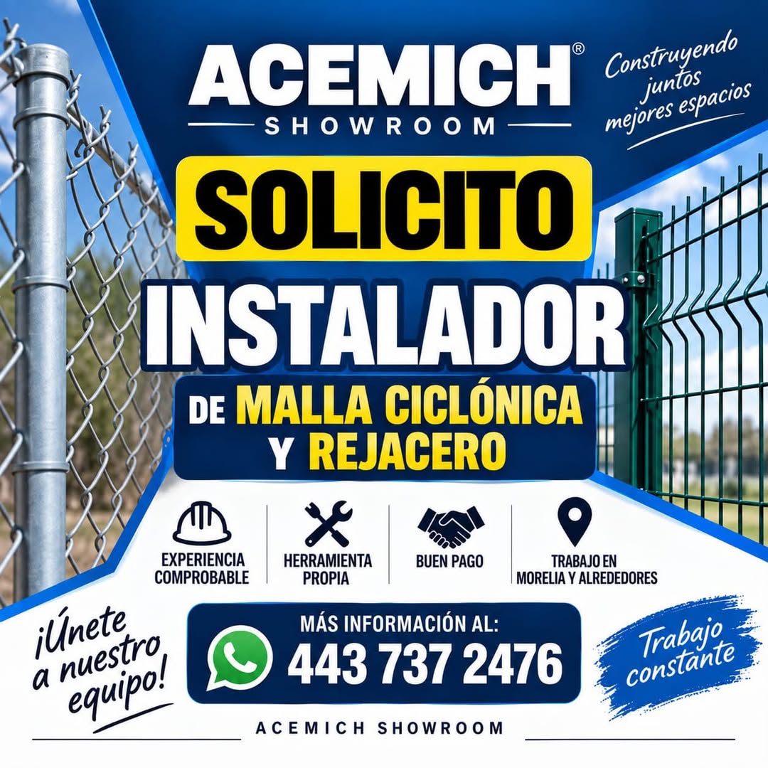 Instalador de Malla Ciclónica y Reja