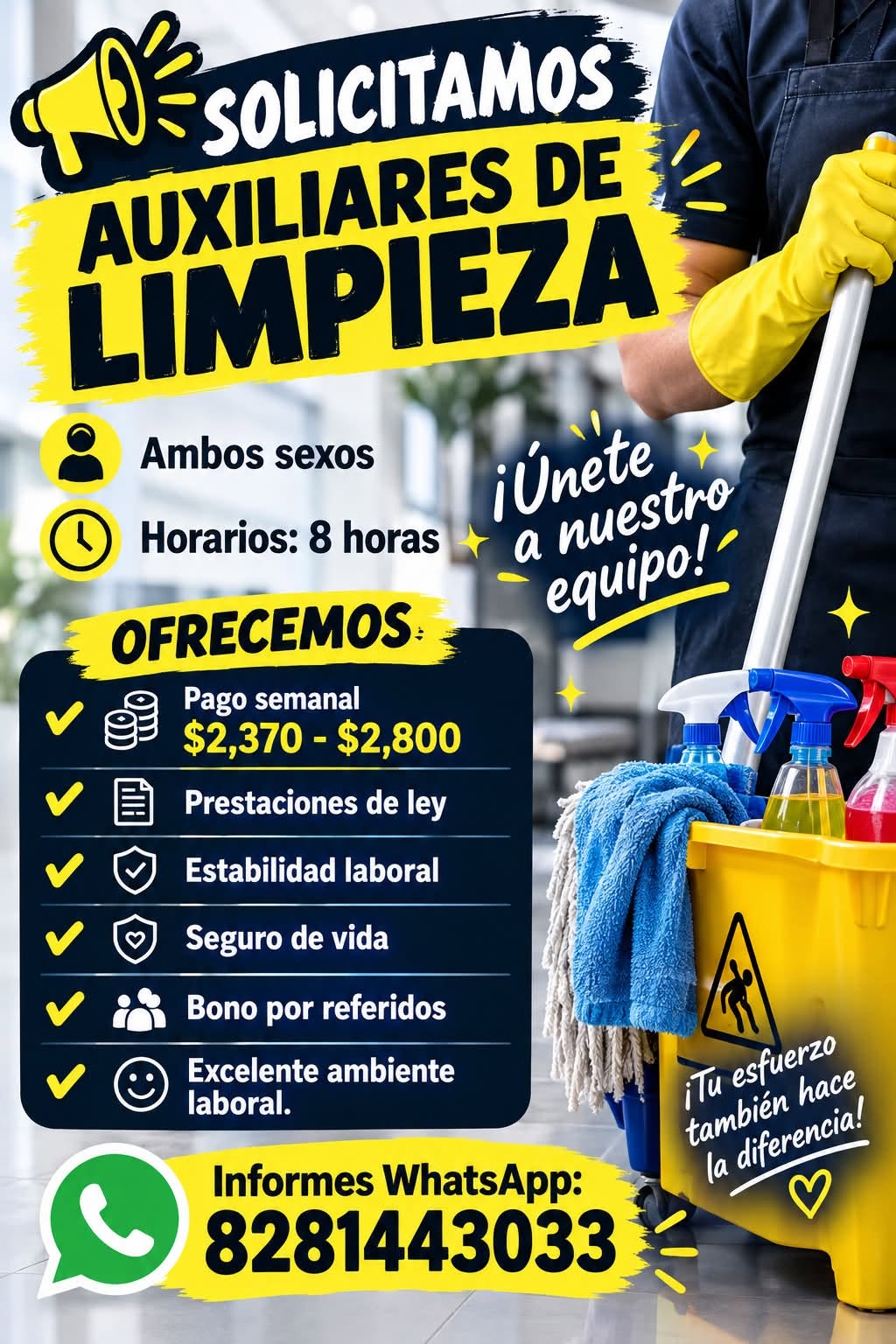 Auxiliar de Limpieza