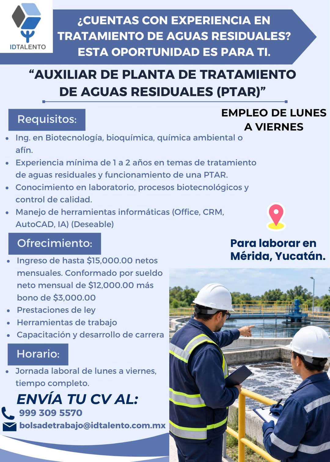Auxiliar de PTAR