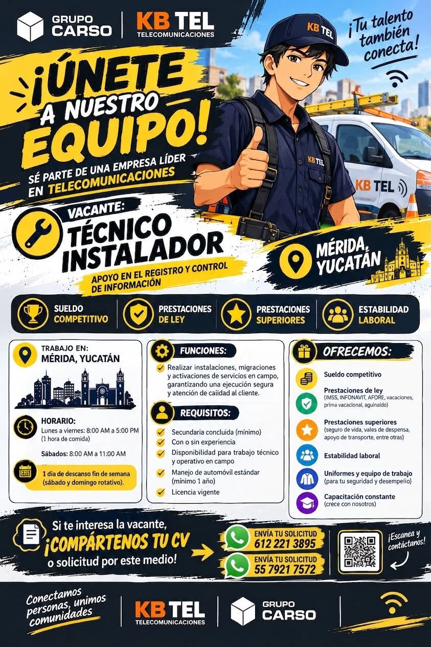 Vacante disponible
