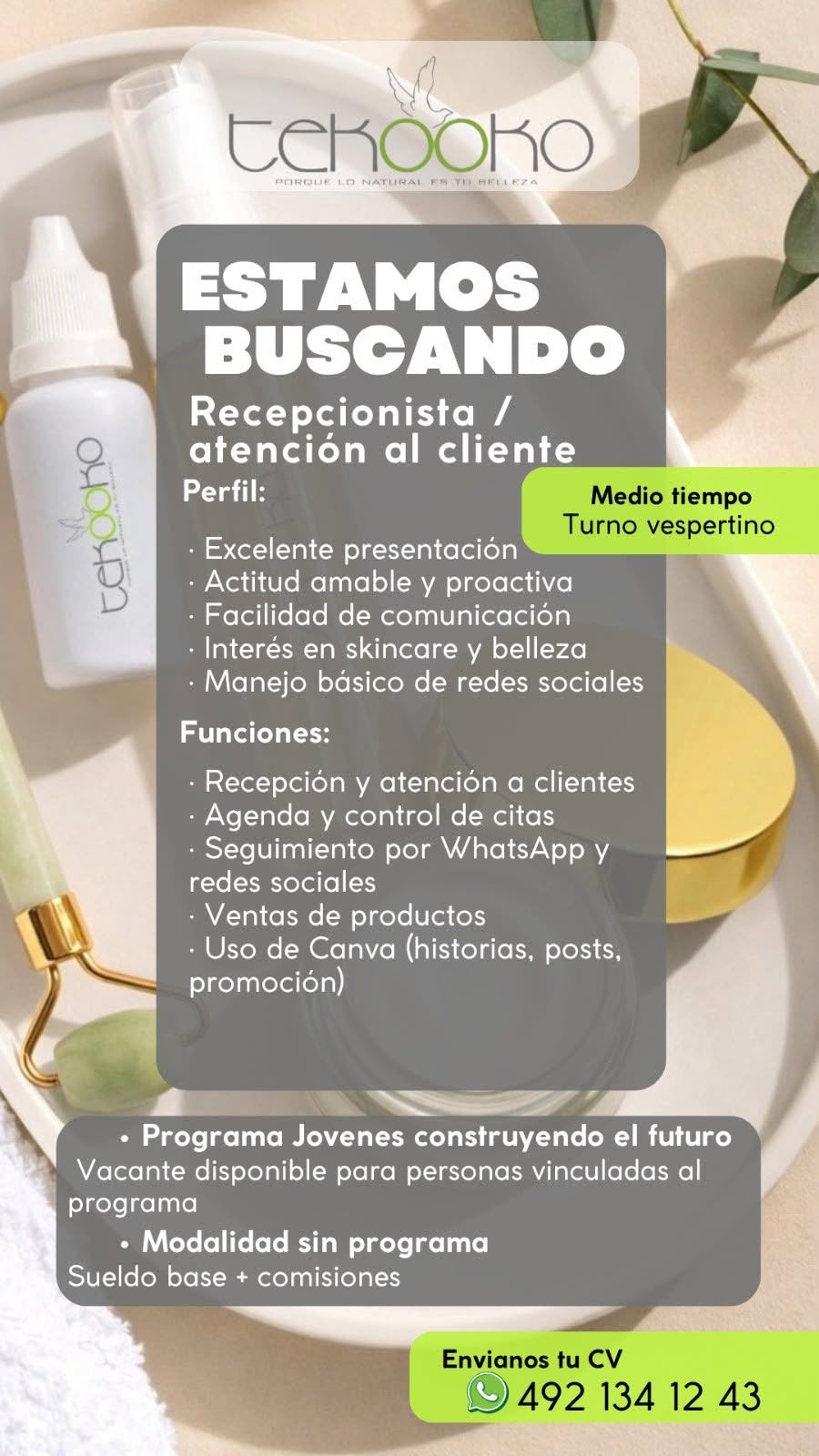 Recepcionista / Atención al Cliente