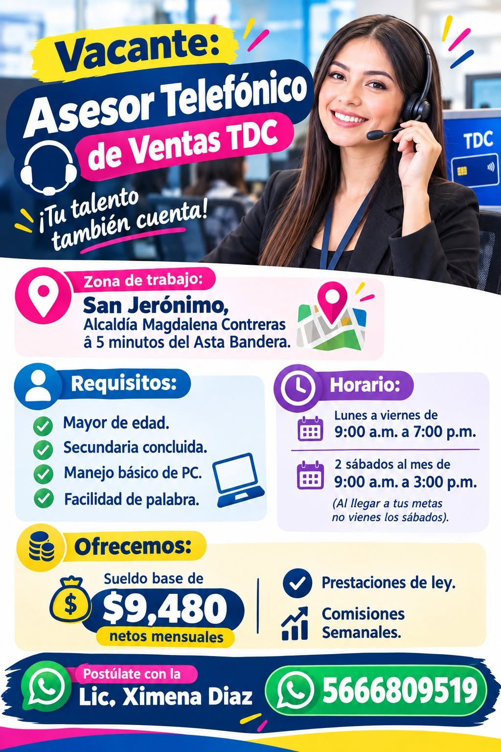 Asesor Telefónico de Ventas