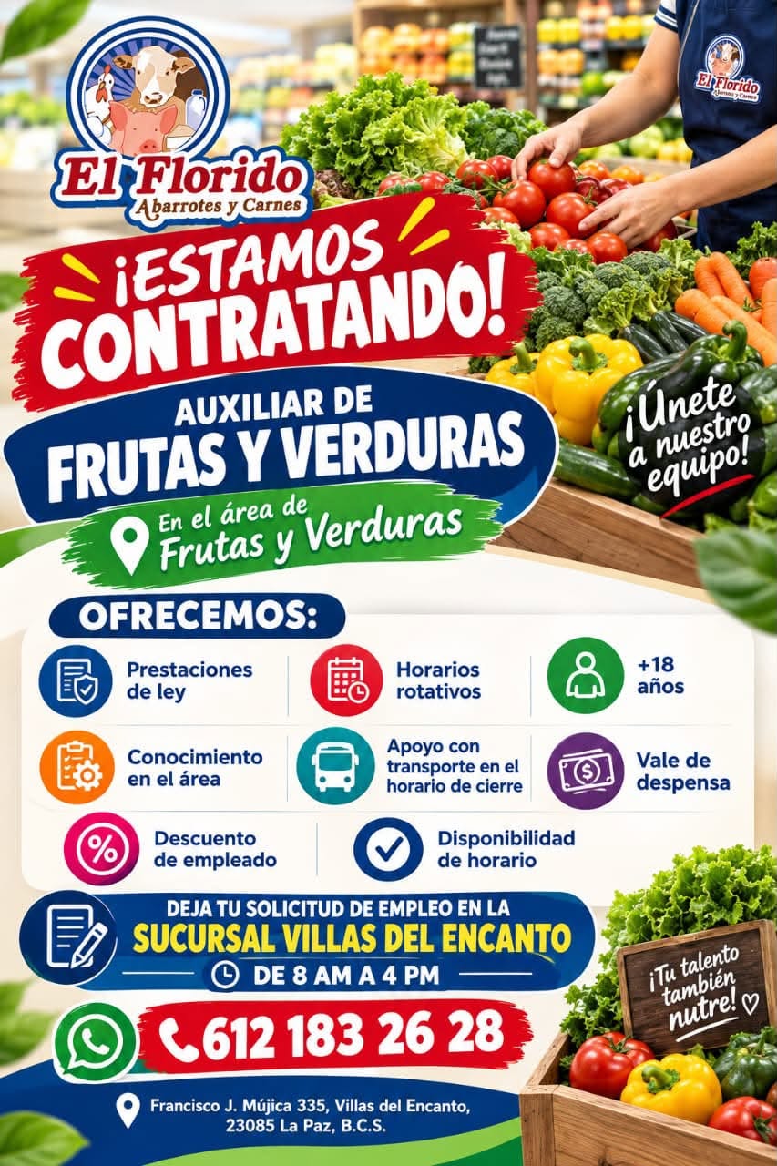 Auxiliar de Frutas y Verduras